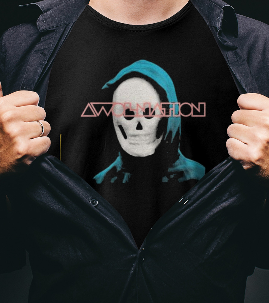 Awolnation Skull Mask T-Shirt