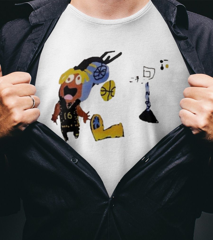 Tyrese Haliburton James Johnson Son Basketball Cartoon T-Shirt