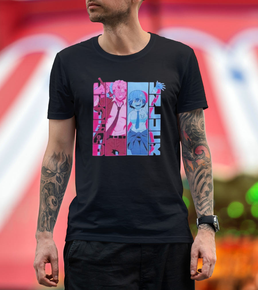 Undead Unluck Andy Fuuko Manga Panel T-Shirt