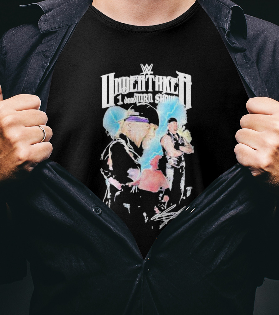 WWE Undertaker 1 Deadman Show Fan Art With Signature T-Shirt