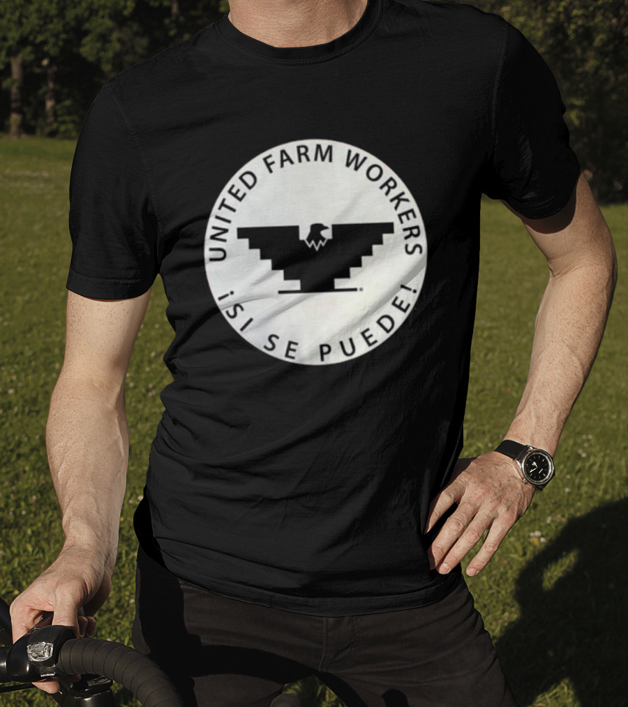 United Farm Workers ¡Sí Se Puede Eagle Emblem T-Shirt
