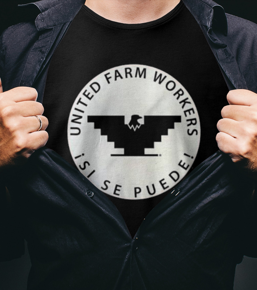 United Farm Workers ¡Sí Se Puede Eagle Emblem T-Shirt