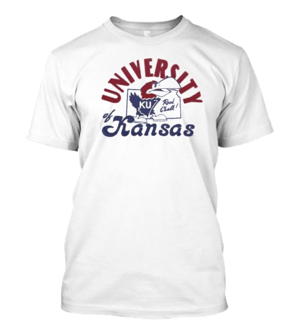 University Of Kansas Red Chalk KU T-Shirt