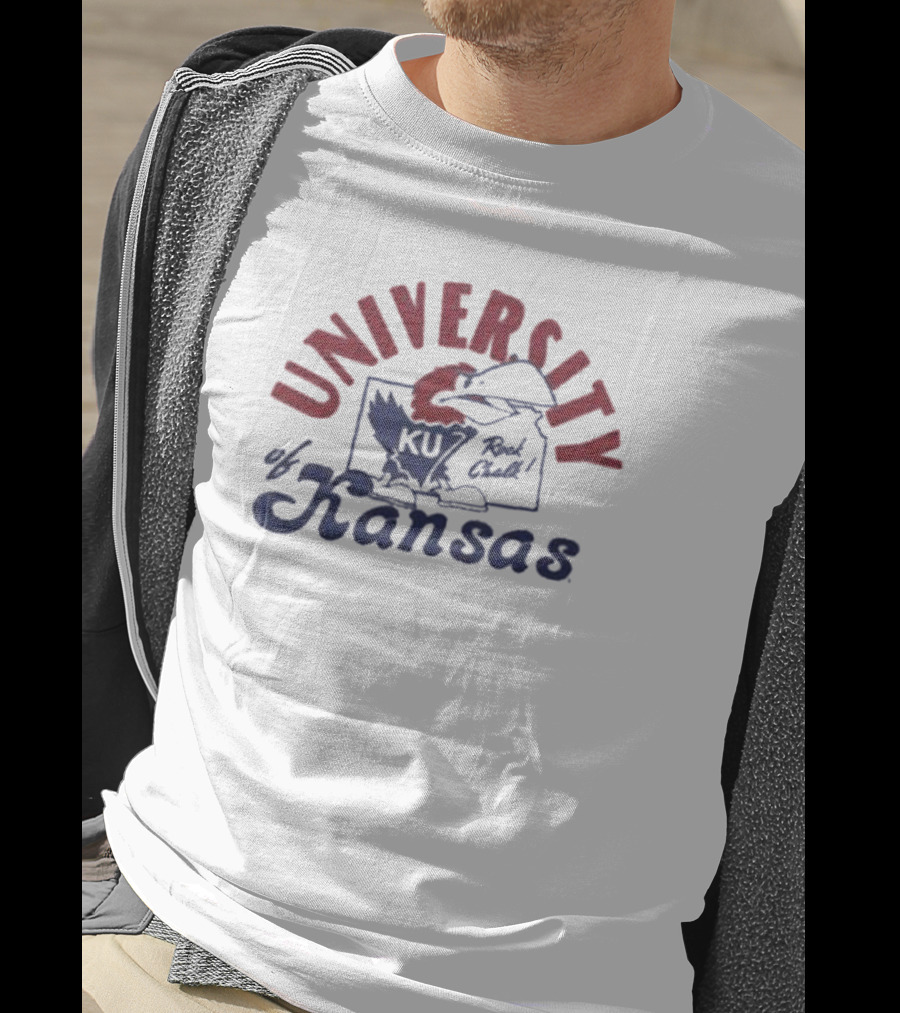 University Of Kansas Red Chalk KU T-Shirt
