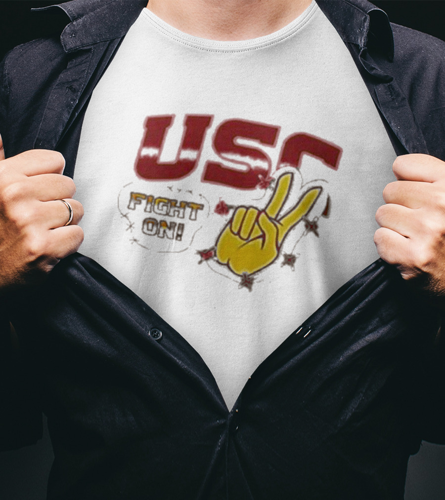 USC Fight On Travis Scott Collaboration T-Shirt