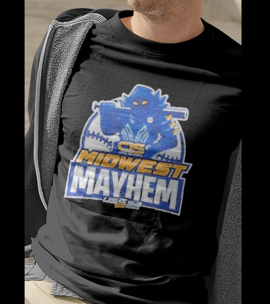 CS Midwest Mayhem USSSA Iowa Baseball T-Shirt