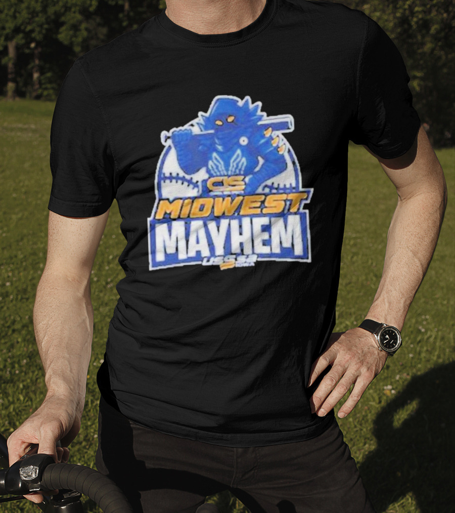 CS Midwest Mayhem USSSA Iowa Baseball T-Shirt
