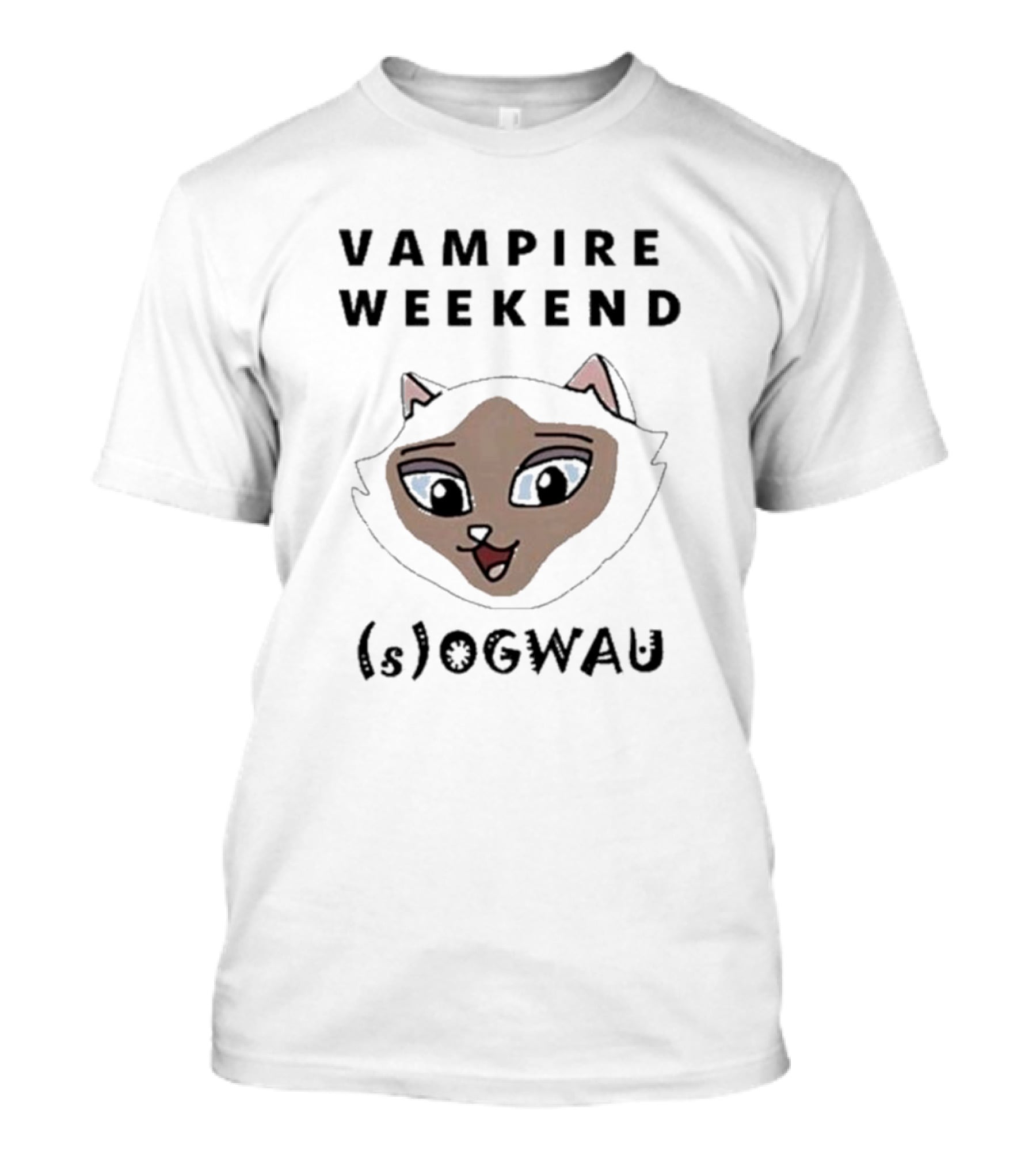Vampire Weekend (s)OGWAU Cat Face T-Shirt