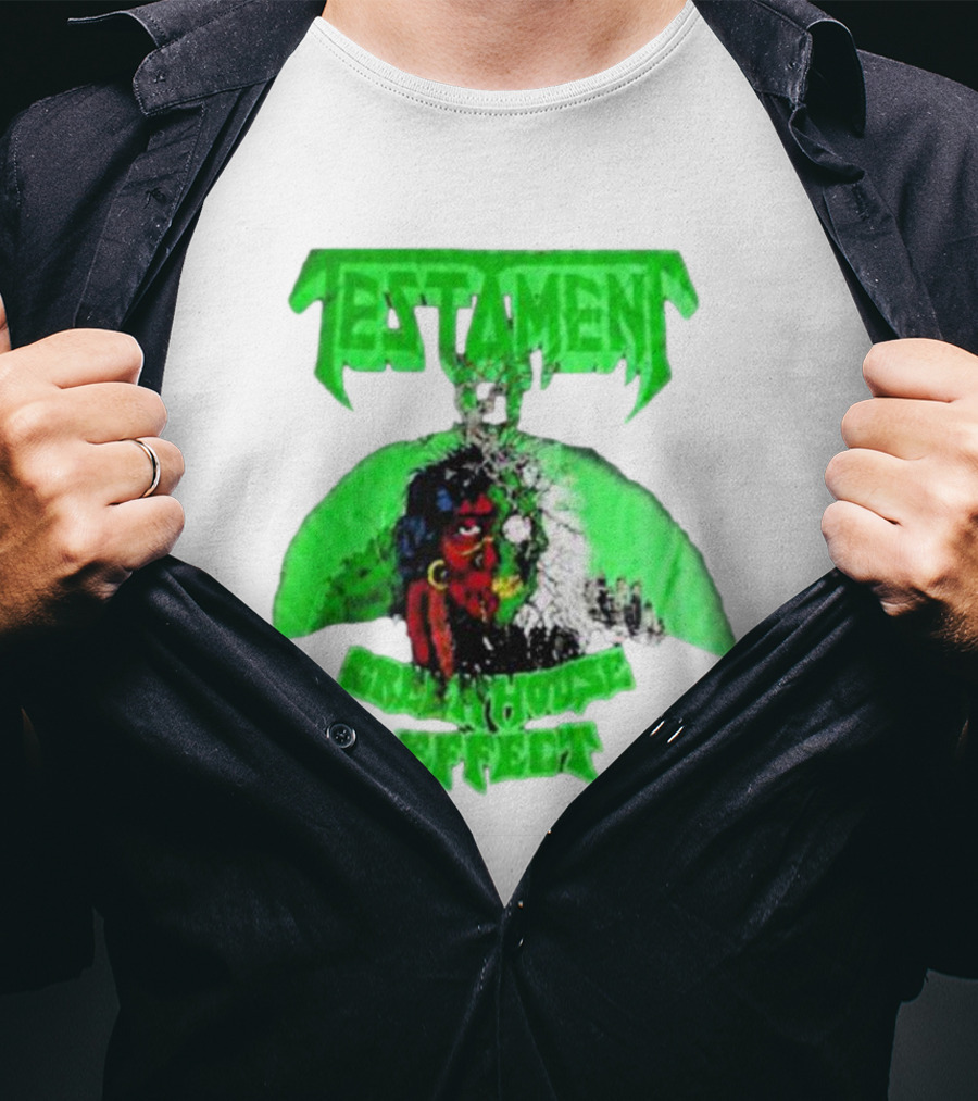 TESTAMENT Greenhouse Effect 1989 T-Shirt