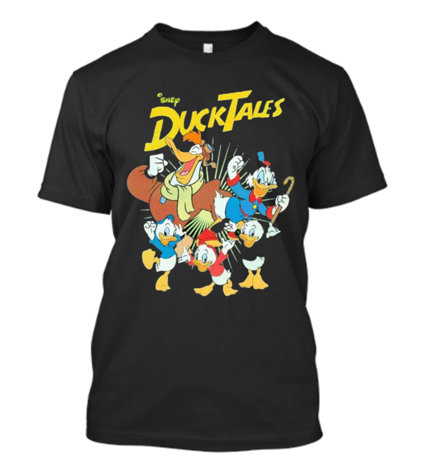 DuckTales Vintage Cast Disney Duck Cartoon Characters T-Shirt