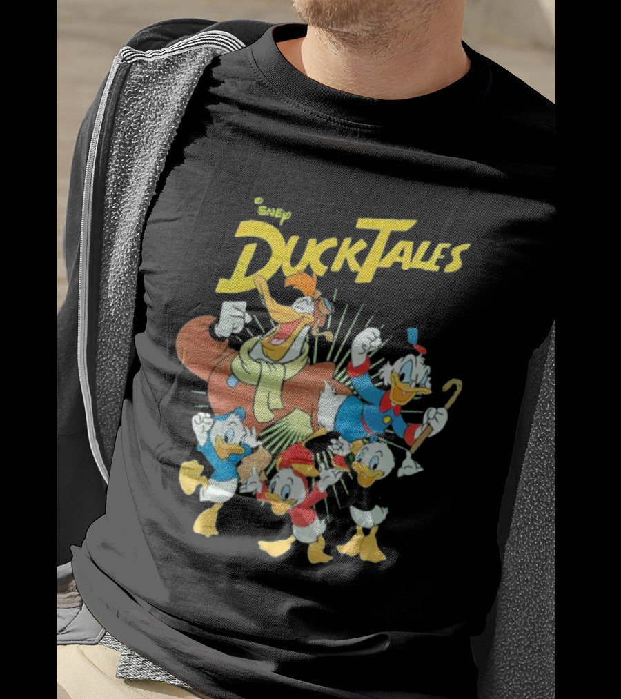DuckTales Vintage Cast Disney Duck Cartoon Characters T-Shirt