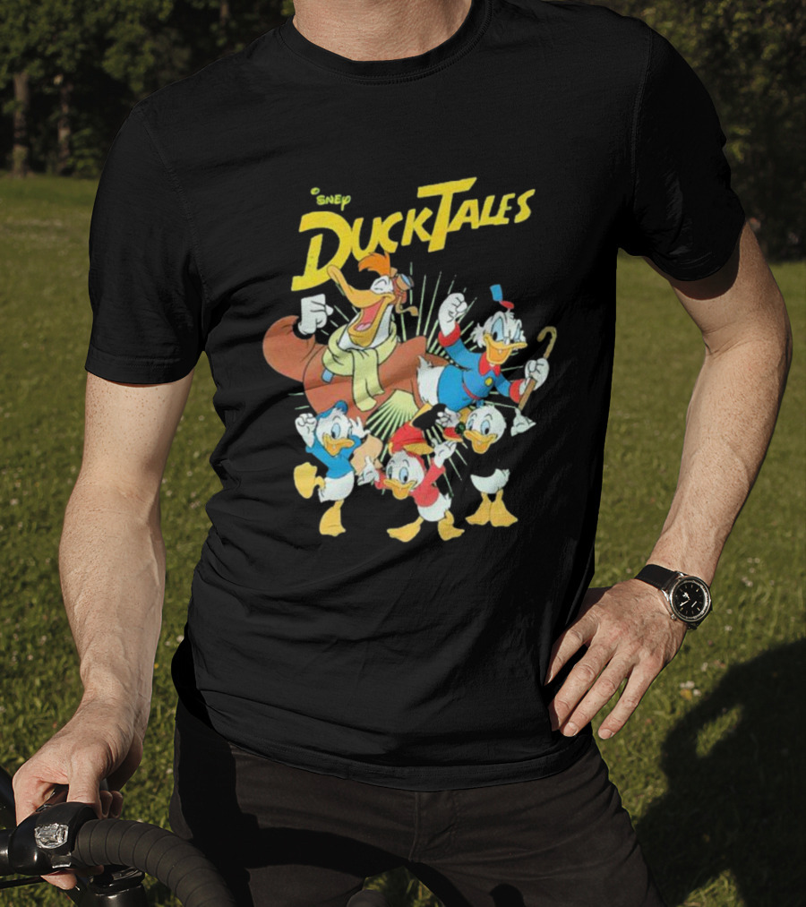 DuckTales Vintage Cast Disney Duck Cartoon Characters T-Shirt