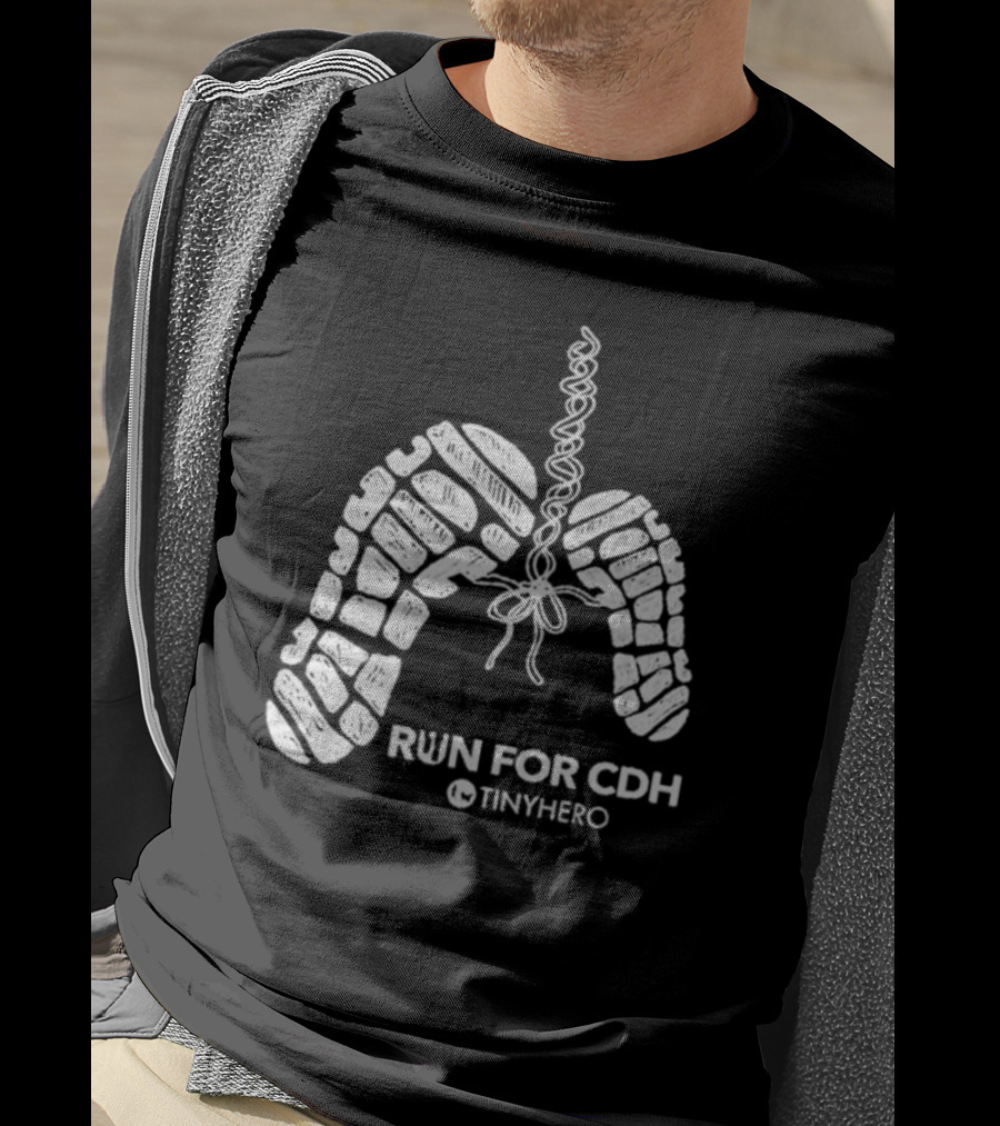 Run For CDH TinyHero Virtual Walk Run Bike Georgia T-Shirt