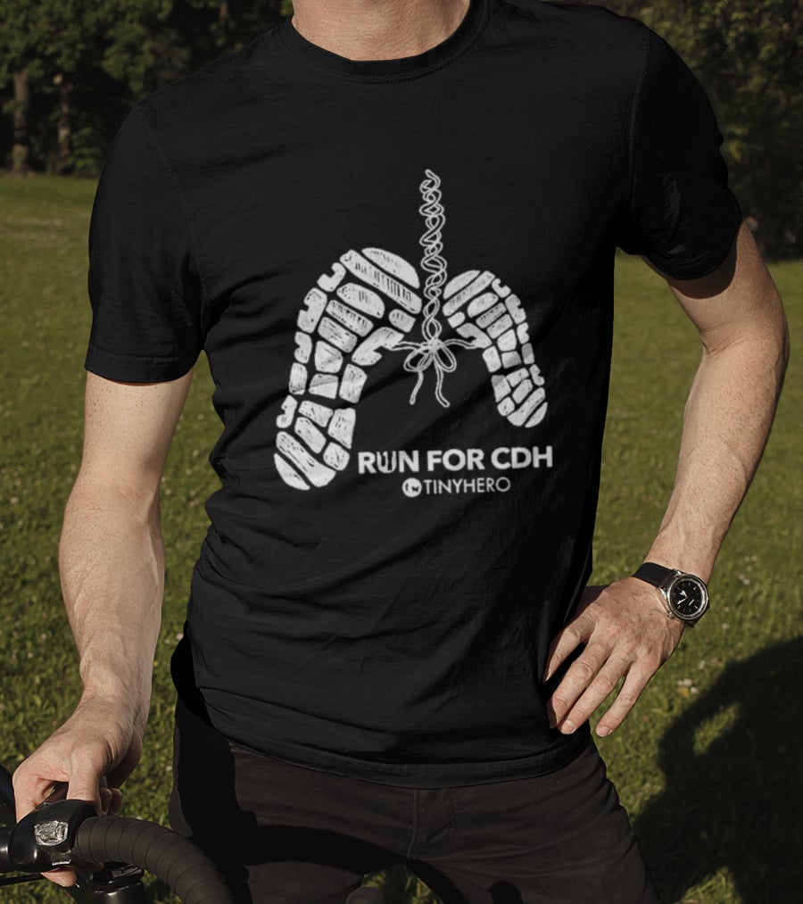 Run For CDH TinyHero Virtual Walk Run Bike Georgia T-Shirt