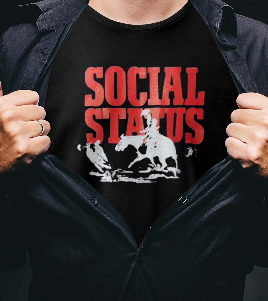 Social Status Cowboy Western T-Shirt