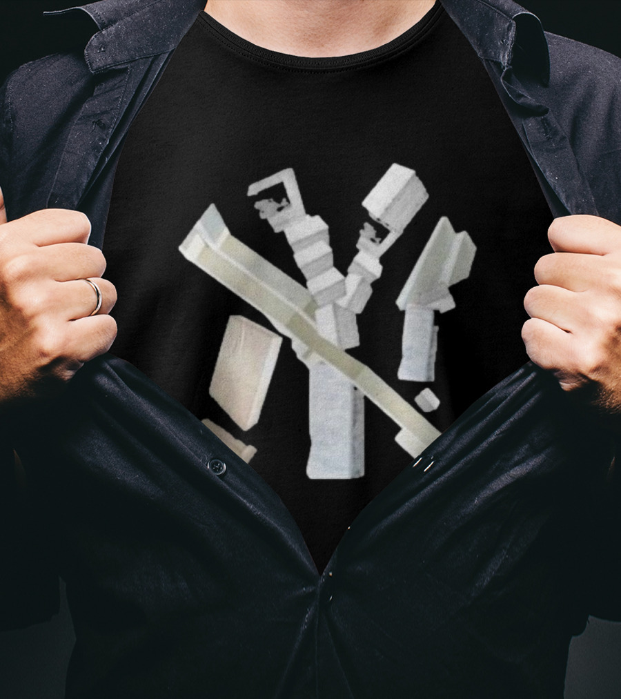 New York Bricks Urban Abstraction Iconic T-Shirt