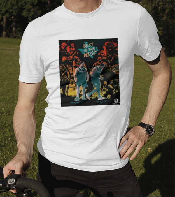Playoffs Best In The West Mavericks Basketball Team Highlight T-Shirt