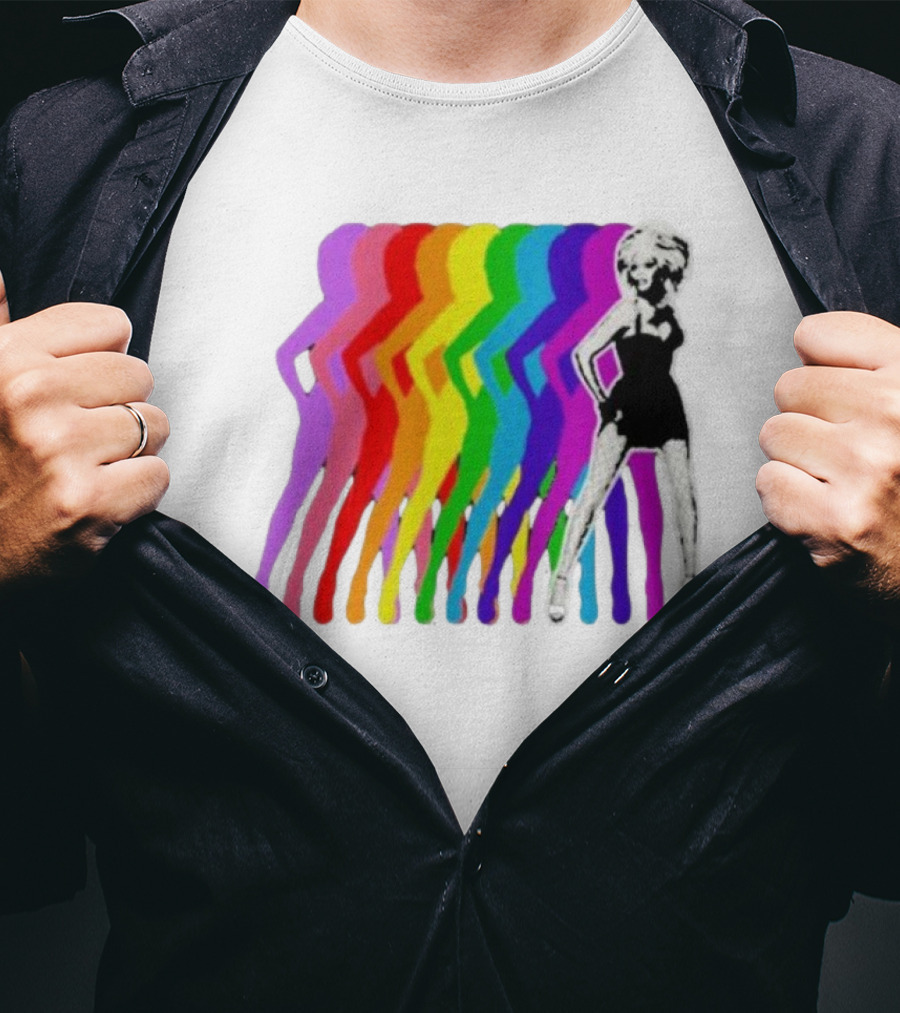 Rupaul Rainbow Pride Shadow T-Shirt