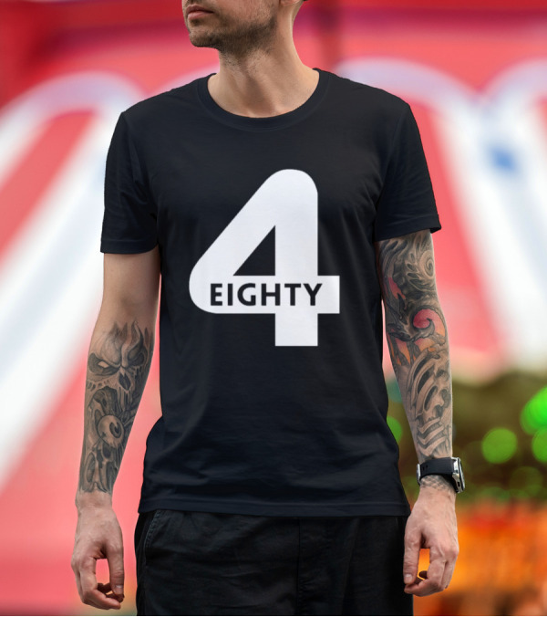 Premium T-Shirt: Shannon Sharpe 4 Eighty T-Shirt Shannon Sharpe 4 Eighty T-Shirt