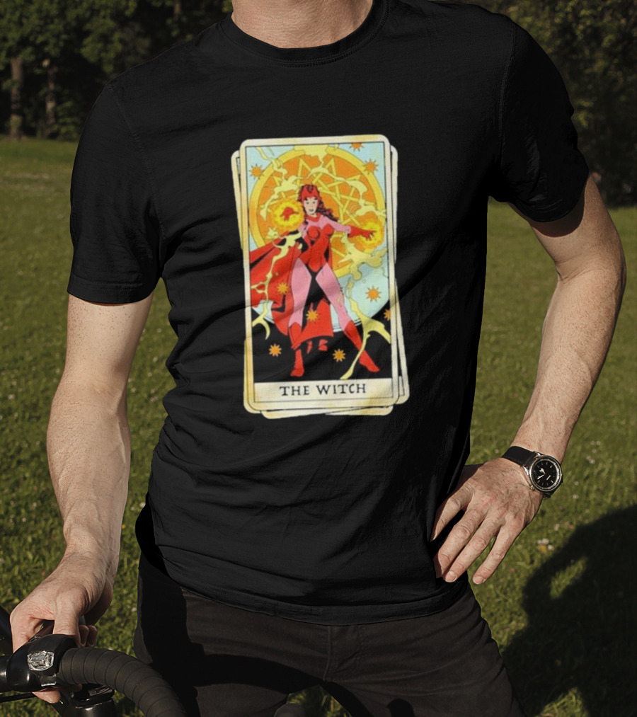 Tarot Card Featuring Scarlet Witch As The Witch T-Shirt