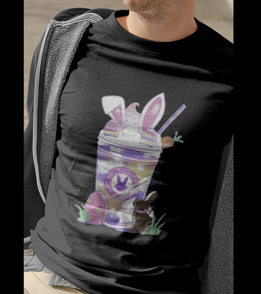 Easter Bunny Love Chocolate Cotton Candy Cup With Eggs T-Shirt