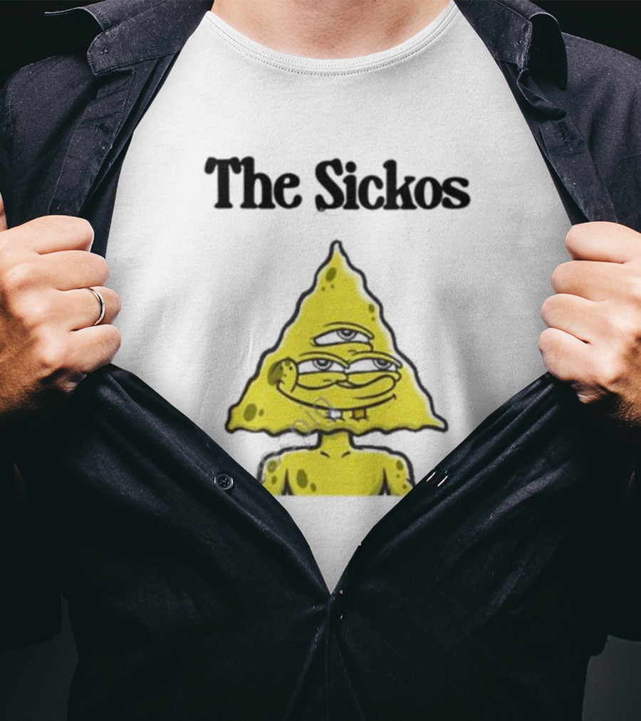 The Sickos Sponge Triangle Character T-Shirt
