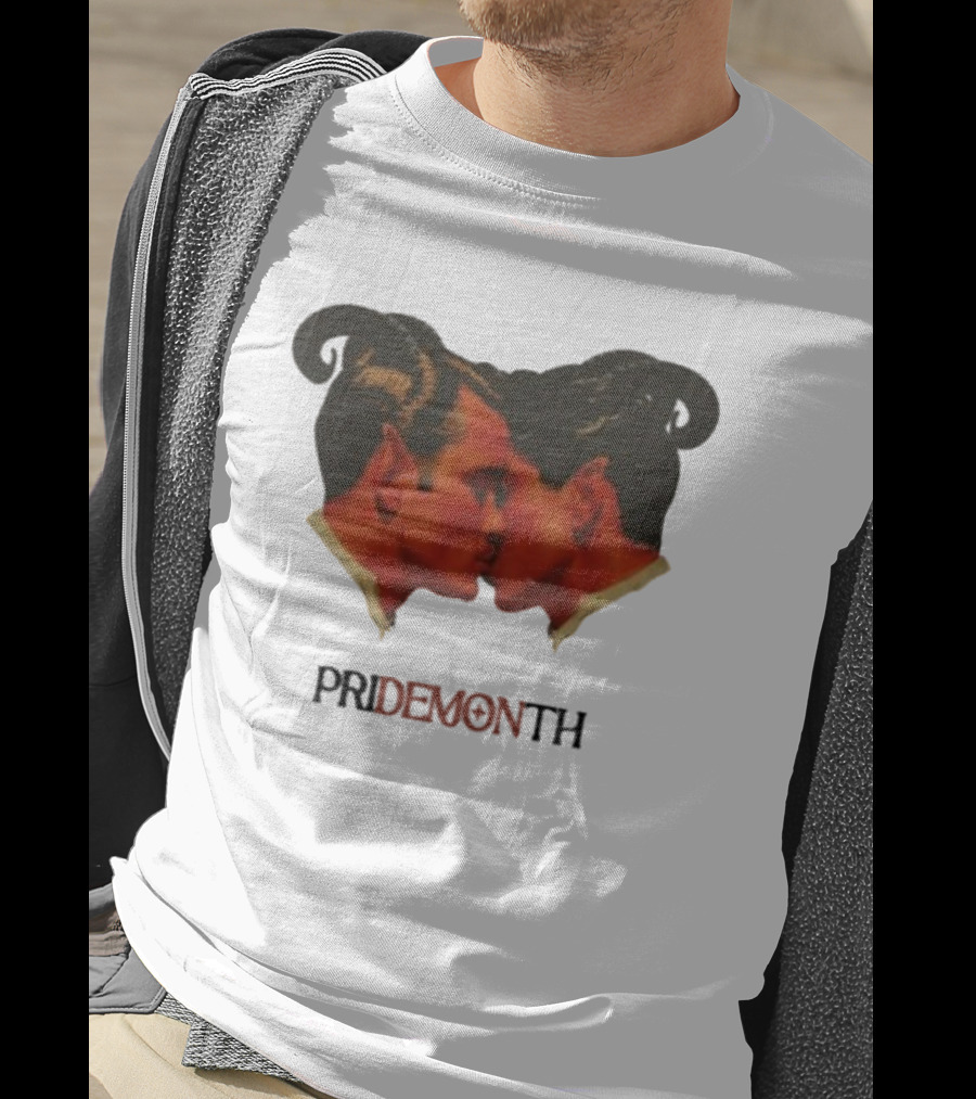 Vintage Fantasy Pride Month Pride Month Demon Lovers T-Shirt