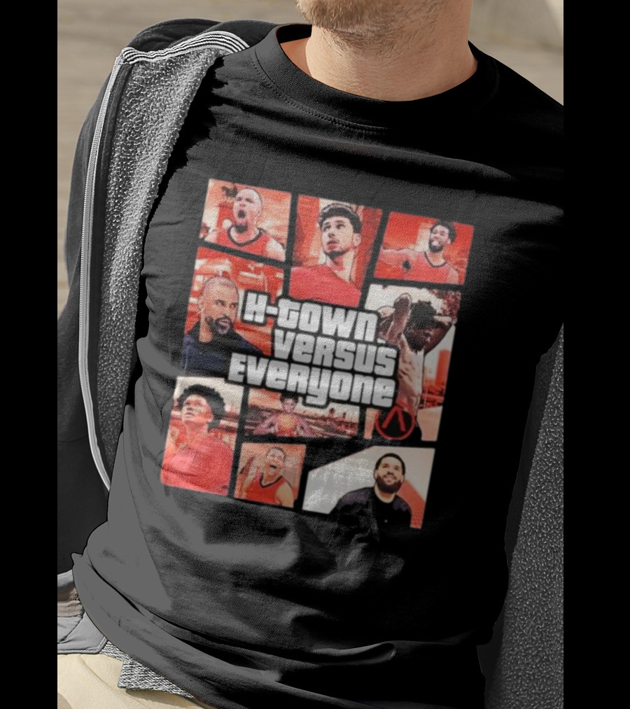 H-Town Versus Everyone Aaron Patterson Style Gta Inspired Sportswear T-Shirt
