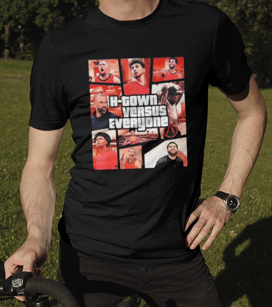 H-Town Versus Everyone Aaron Patterson Style Gta Inspired Sportswear T-Shirt