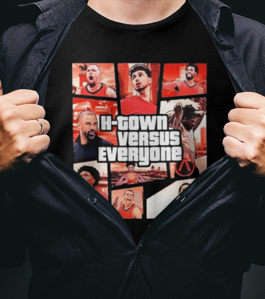 H-Town Versus Everyone Aaron Patterson Style Gta Inspired Sportswear T-Shirt