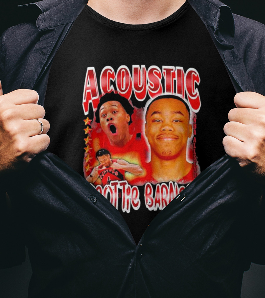 Acoustic Scottie Barnes NBA All-Star Raptors T-Shirt