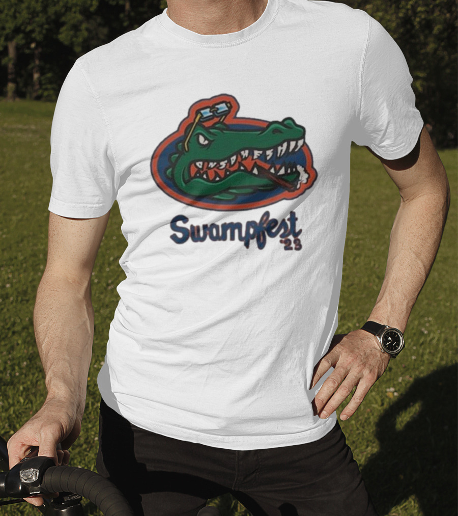 Adam22 Swampfest 23 Gator Smoking Cigar T-Shirt