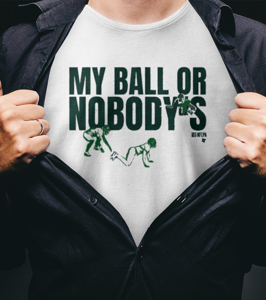 My Ball Or Nobody’s Football Player Icons T-Shirt