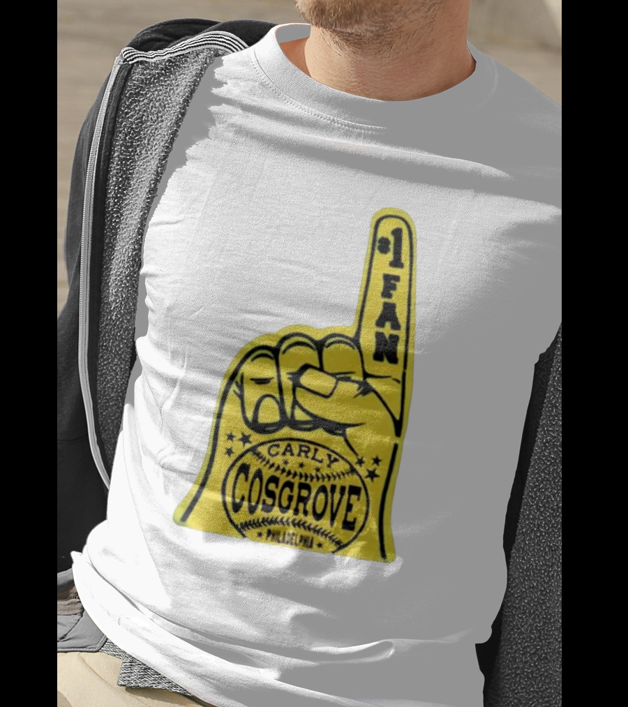 Carly Cosgrove Philadelphia Number One Fan Foam Finger T-Shirt