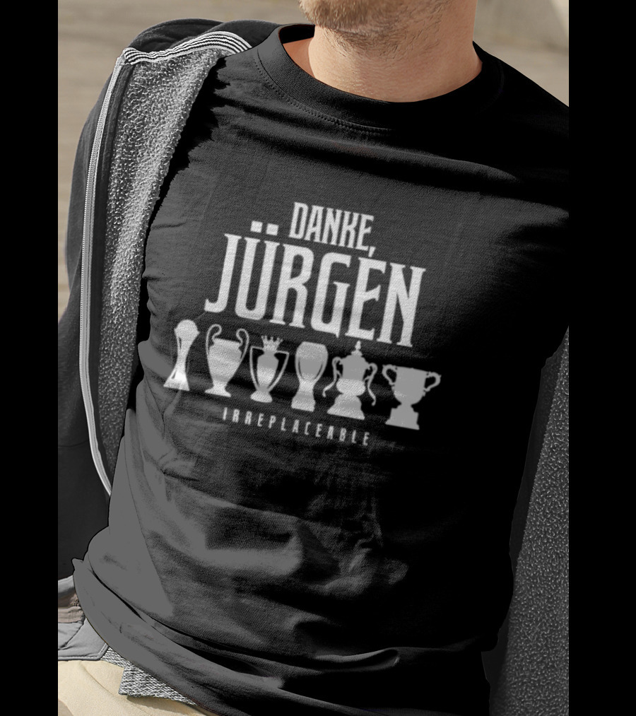 Danke Jurgen Irreplaceable Featuring Iconic Trophies Collection T-Shirt