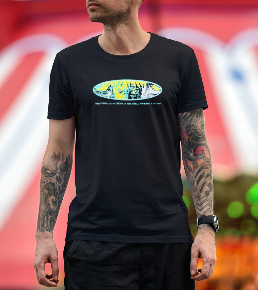 Deep Dive Sync Ghost In The Shell 5 25 T-Shirt