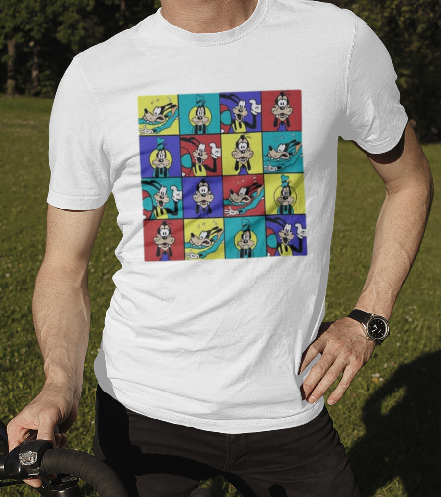 Goofy Multicolored Funny Face Expressions T-Shirt