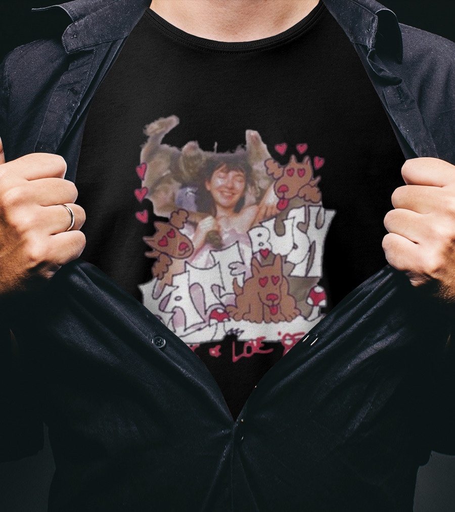 Kate Bush Hounds Of Love 85 Heart And Dog T-Shirt