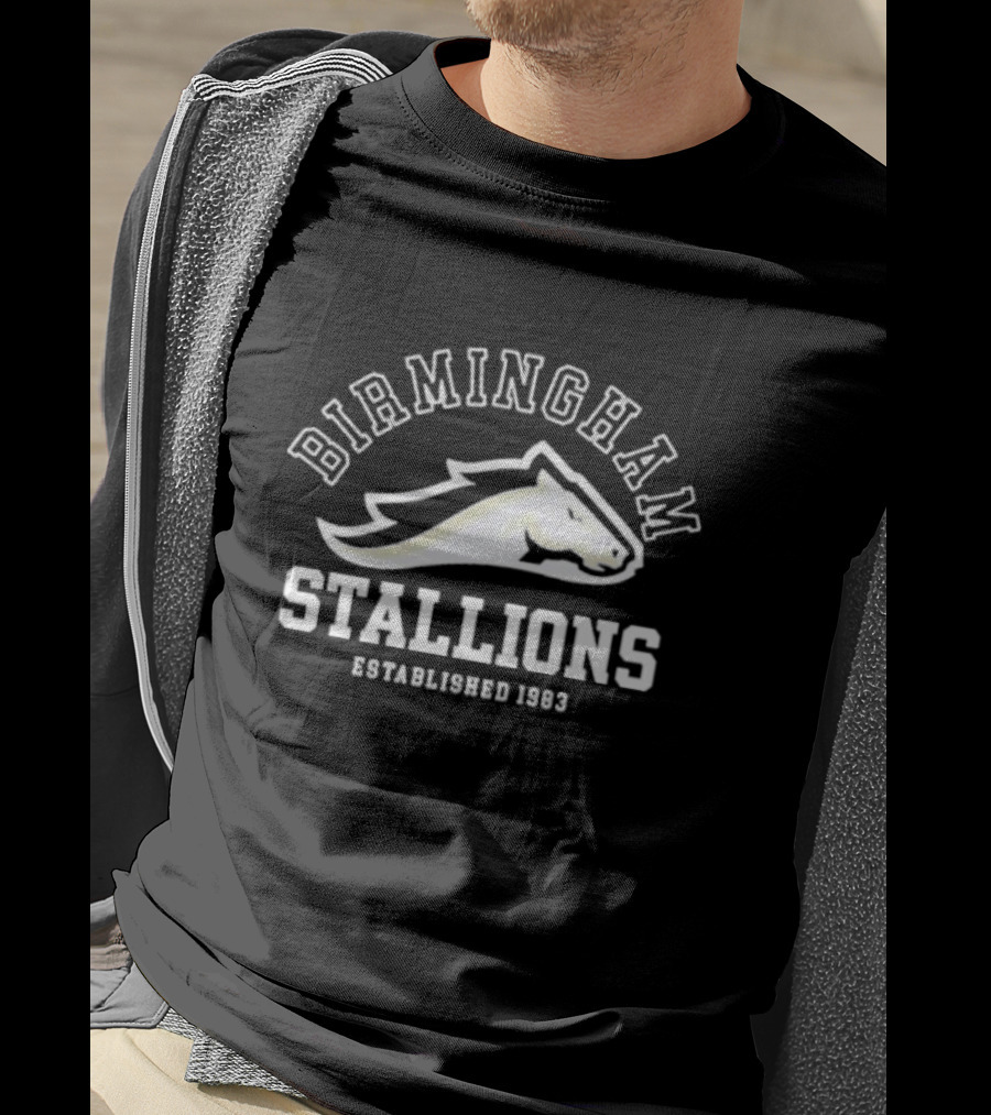 Michael Strahan Birmingham Stallions Established 1983 T-Shirt