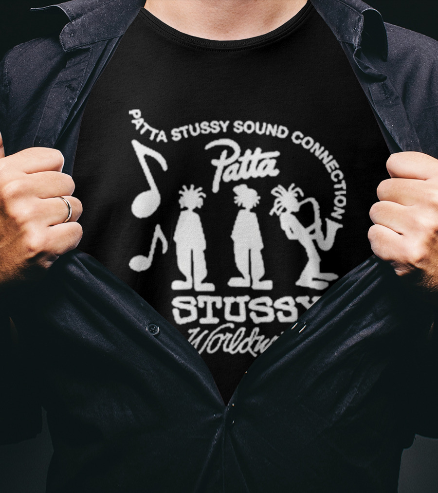 Patta Stussy Sound Connection Patta Stussy Worldwide Music Icons T-Shirt