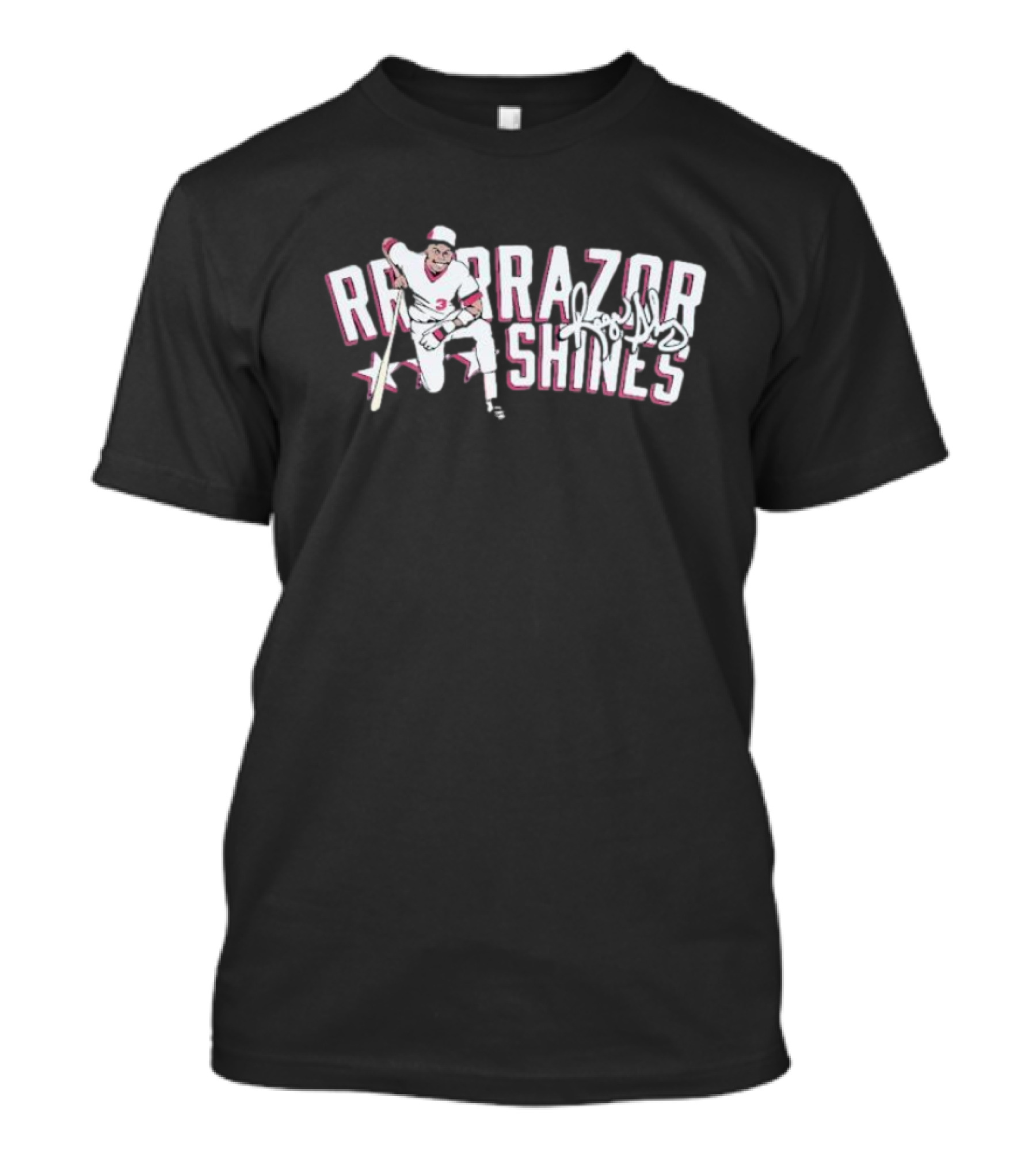 Rrrrrrrrrrrrazor Shines Baseball Signature T-Shirt