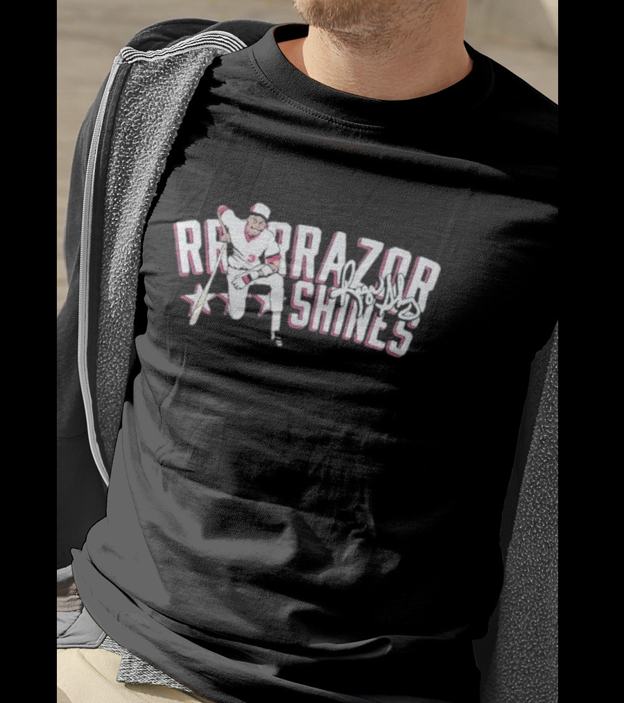 Rrrrrrrrrrrrazor Shines Baseball Signature T-Shirt