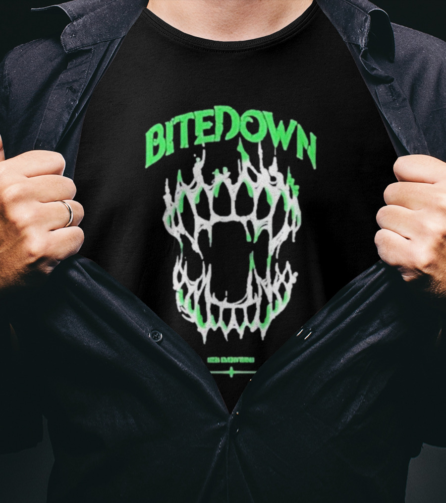 Bite Down Toxic Ryanmiw Grim Embrace T-Shirt