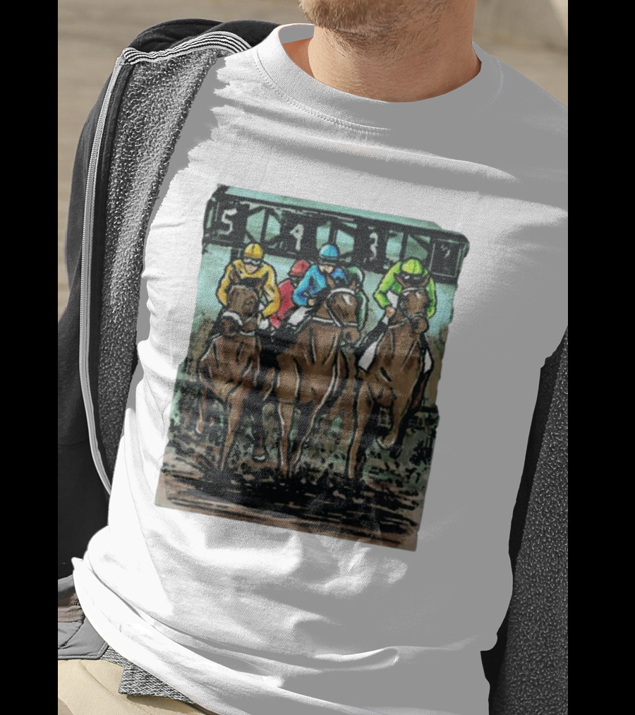 U Horse Races Waitlist Action 54321 T-Shirt