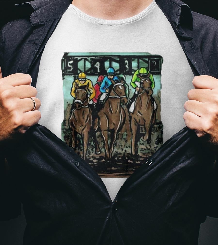 U Horse Races Waitlist Action 54321 T-Shirt