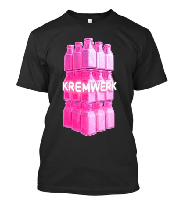 Kremwerk Seattle Wa Pink Cream Bottles Factory T-Shirt