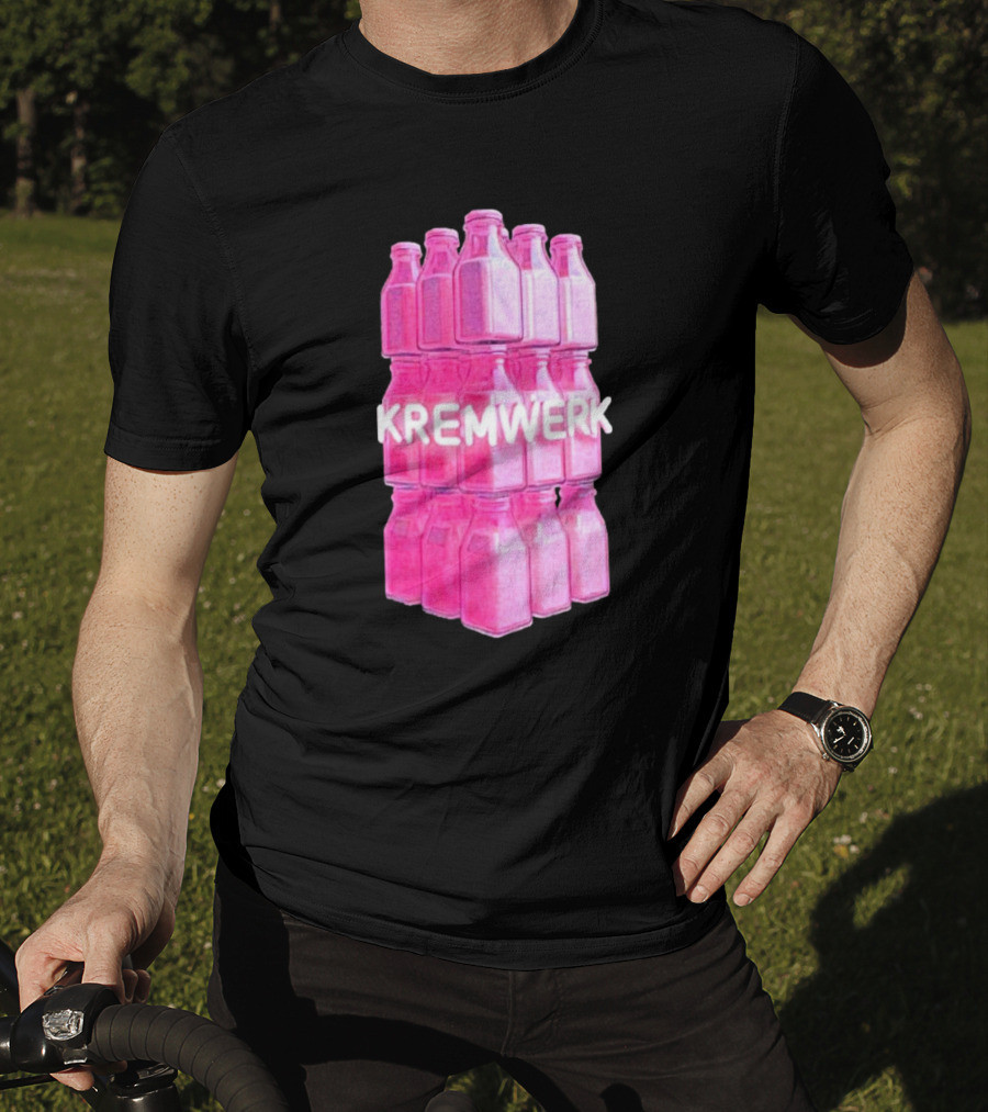 Kremwerk Seattle Wa Pink Cream Bottles Factory T-Shirt