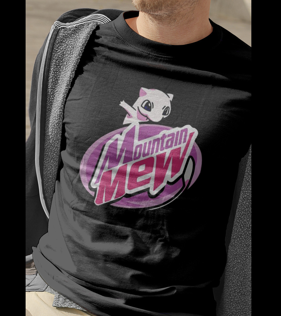 Mountain Mew Pokemon Go Mewtwo Parody Mountain Dew T-Shirt