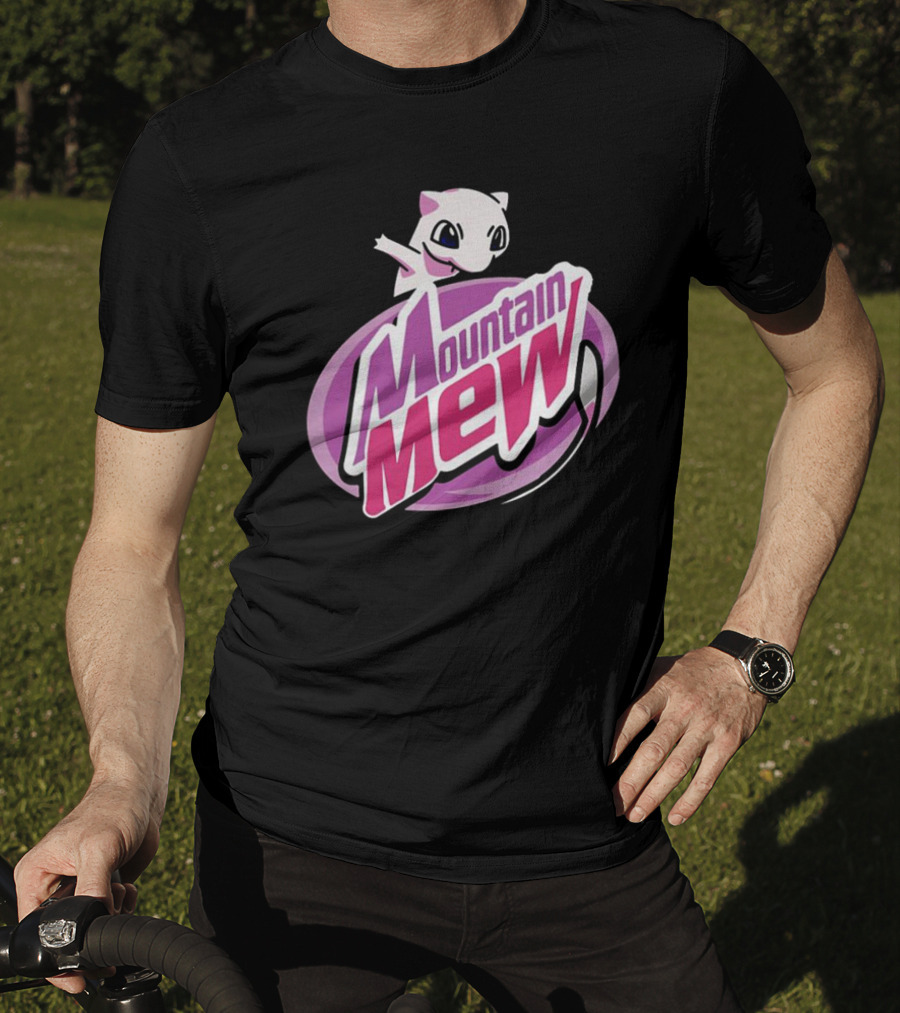 Mountain Mew Pokemon Go Mewtwo Parody Mountain Dew T-Shirt