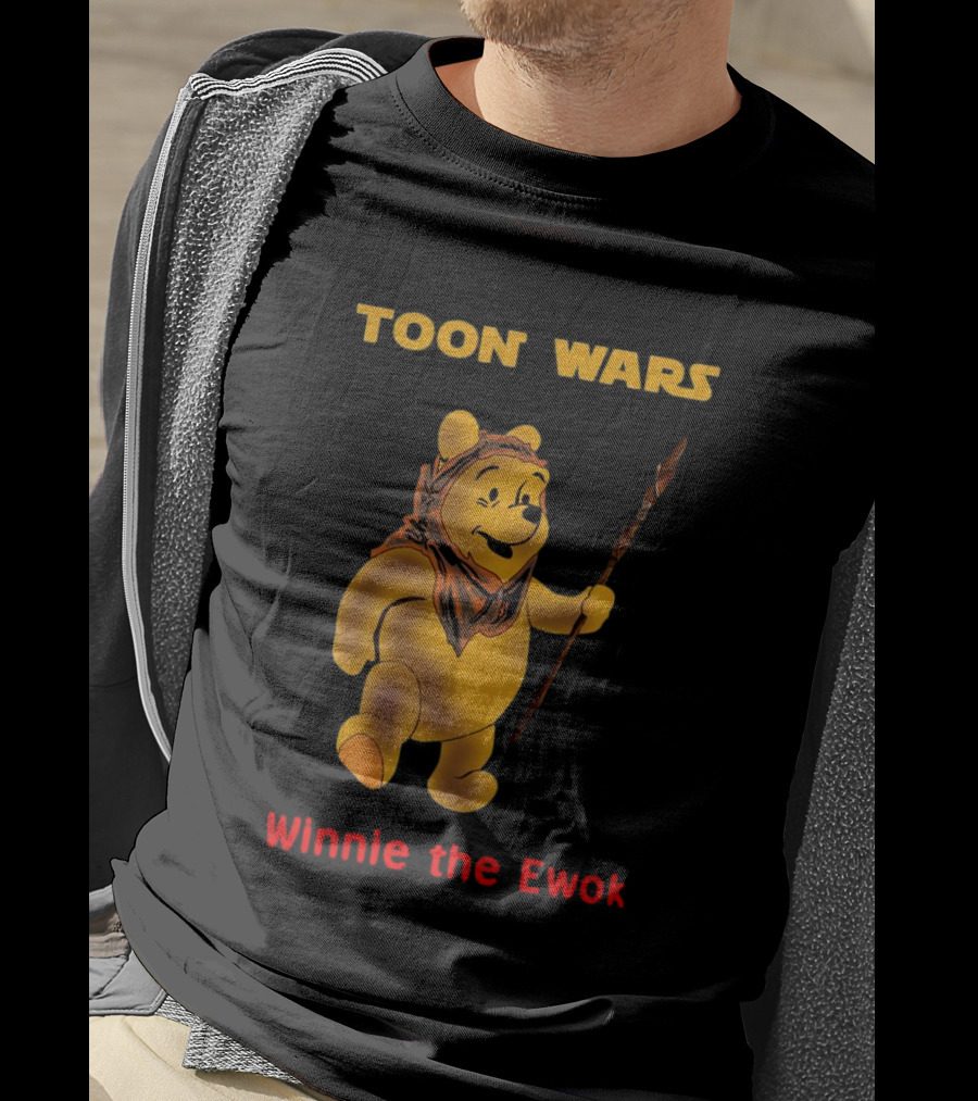 Toon Wars Winnie The Ewok Pooh Bear T-Shirt